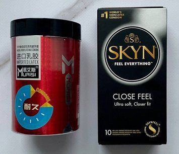 Комплект SKYN Close Feel 10 шт + Muaisi 0.02 мм Red 12 шт SOS2774 фото