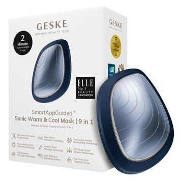 Ультразвукова маска тепло та холод GESKE Sonic Warm&Cool Mask 9в1 midnight HB0100 фото