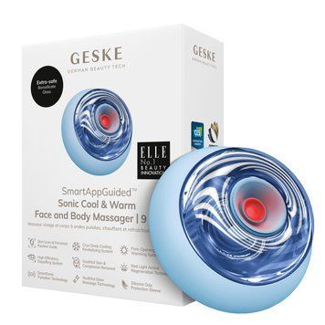 Массажер для лица и тела GESKE Sonic Cool&Warm Face and Body Massager 9в1 aquamarine HB0274 фото