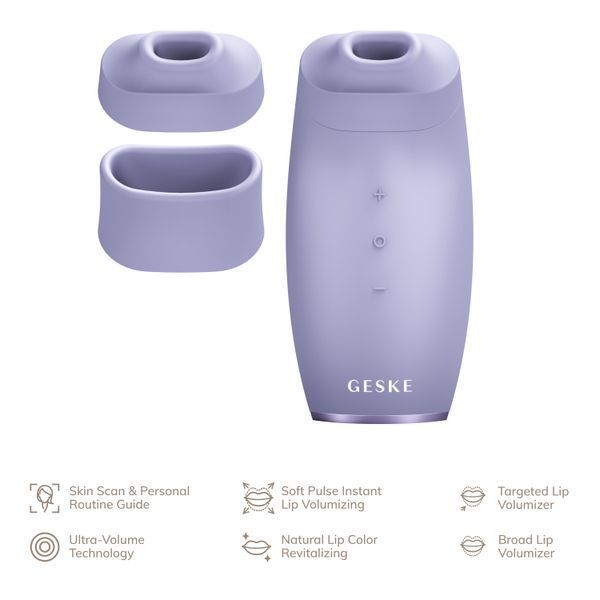 Устройство для увеличения объема губ GESKE Lip Volumizer&Booster 6в1 purple HB0413 фото