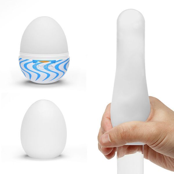 Мастурбатор-яйцо Tenga Egg Wind с зигзагообразным рельефом SO5494 фото