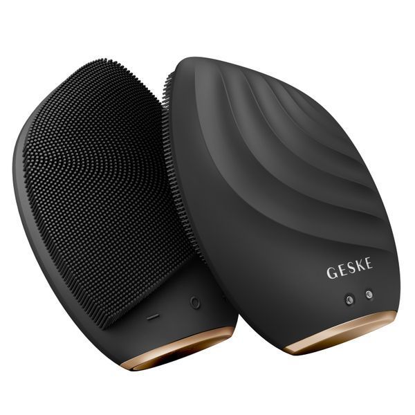 Електронна ультразвукова щітка для обличчя GESKE Sonic Facial Brush 5в1 gray HB0064 фото