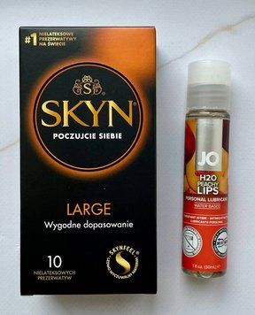 Набір 10 шт Skyn Large - Лубрикант System JO H2O &mdash; Peachy Lips (30 мл) SOS2825 фото