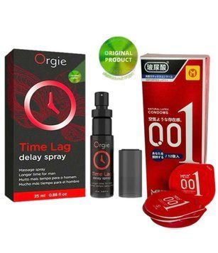 Пролонгатор для мужчин Time Lag, 25 мл. ORGIE + Muaisi 001 RED 12 шт SOS6689 фото