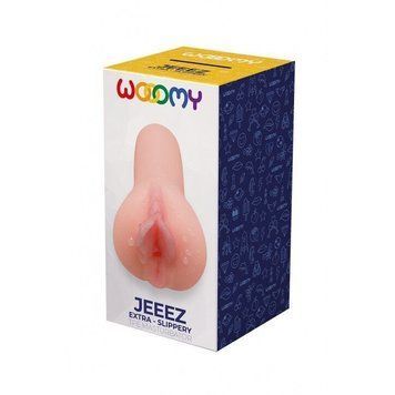Мастурбатор-вагіна Wooomy Jeeez Masturbator Vagina, м&rsquo;які відкриті губи SO7404 фото