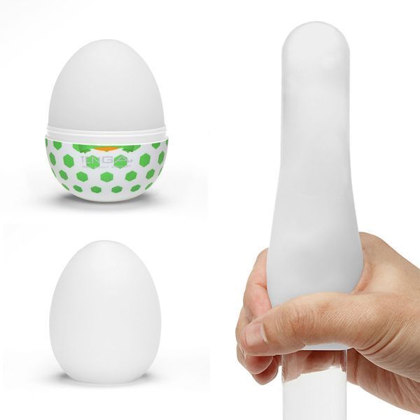 Мастурбатор-яйце Tenga Egg Stud із шестикутними виступами SO5495 фото