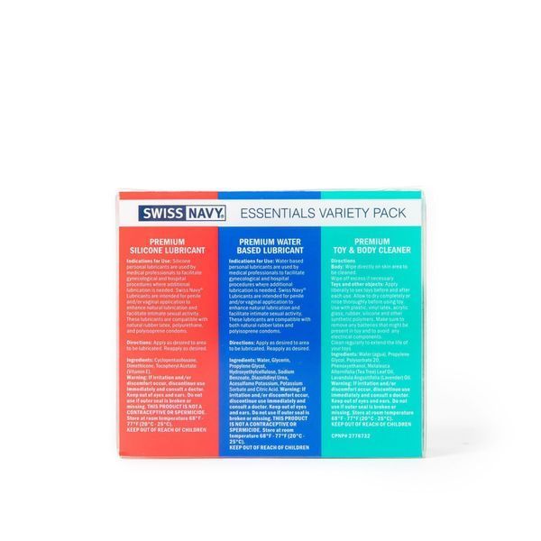 Набор Swiss Navy Essentials Variety Pack 3х30 мл SX1362 фото