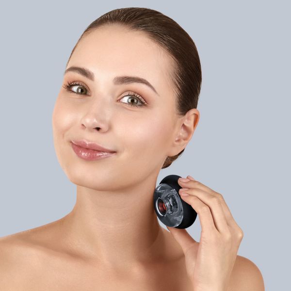 Массажер для лица и тела GESKE Sonic Cool&Warm Face and Body Massager 9в1 black HB0275 фото