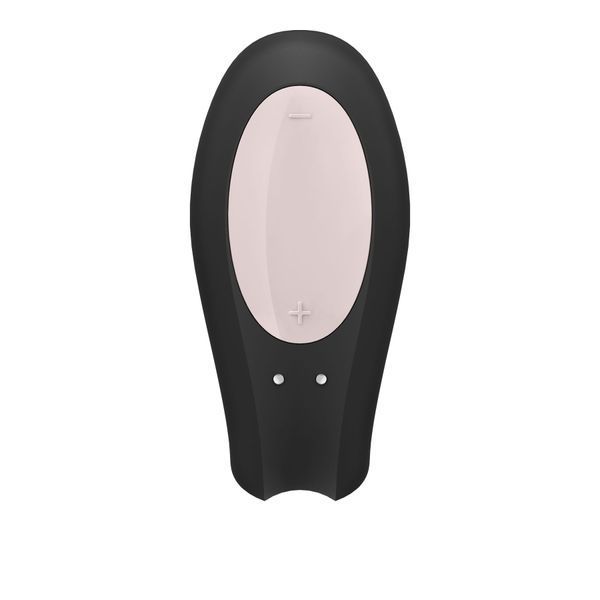 Смарт-вибратор для пар Satisfyer Double Joy Black с широким клиторальным стимулятором SO3898 фото