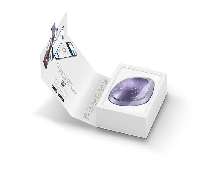 Ультразвукова маска тепло та холод GESKE Sonic Warm&Cool Mask 9в1 purple HB0101 фото