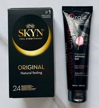 Набір Skyn Original 24 шт - Лубрикант ORGIE LUBE TUBE цукрова вата, 100 мл SOS2931 фото