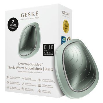 Ультразвукова маска тепло та холод GESKE Sonic Warm&Cool Mask 9в1 green HB0107 фото