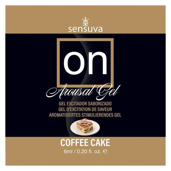 Пробник збудливого гелю Sensuva - ON for Her Arousal Gel Coffee Cake (4 мл) SO3160 фото