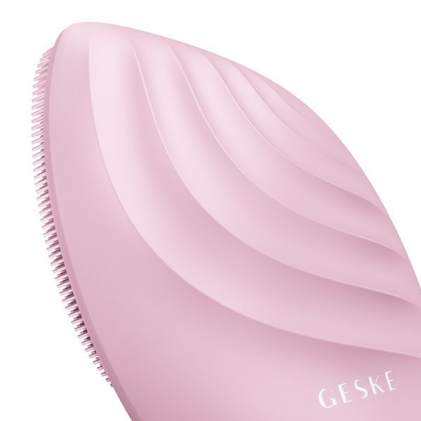 Електронна ультразвукова щітка для обличчя GESKE Sonic Facial Brush 5в1 pink HB0071 фото