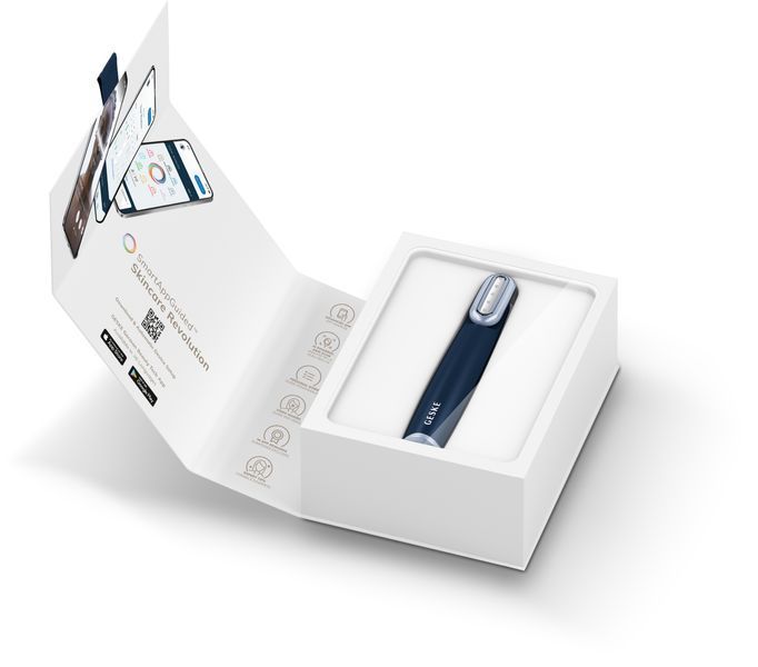 Устройство для укрепления и тонизации кожи лица с поворотной головкой GESKE Skin Firming Wand 7в1 midnight HB0442 фото