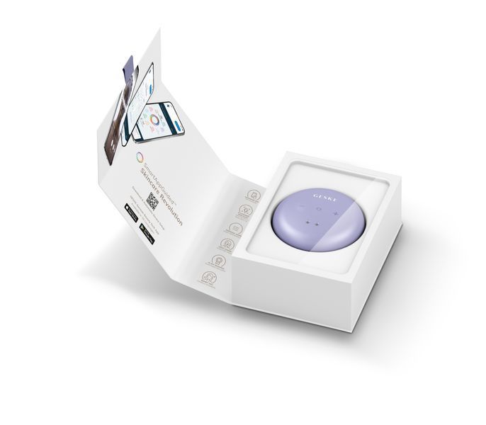 Масажер для обличчя та тіла GESKE Sonic Cool&Warm Face and Body Massager 9в1 purple HB0281 фото