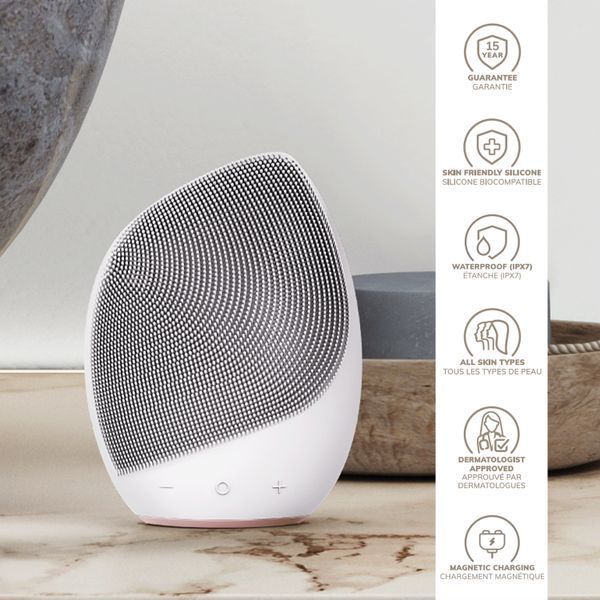 Електронна ультразвукова щітка для обличчя GESKE Sonic Facial Brush 5в1 starlight HB0066 фото