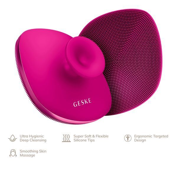 Щітка для тіла GESKE Body Brush 4в1 magenta HB0344 фото