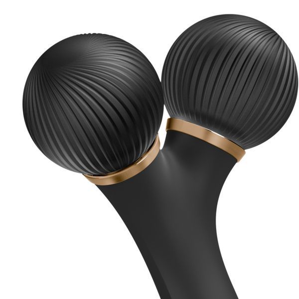 Електронний ультразвуковий ролик для обличчя GESKE Sonic Facial Roller 4в1 gray HB0174 фото