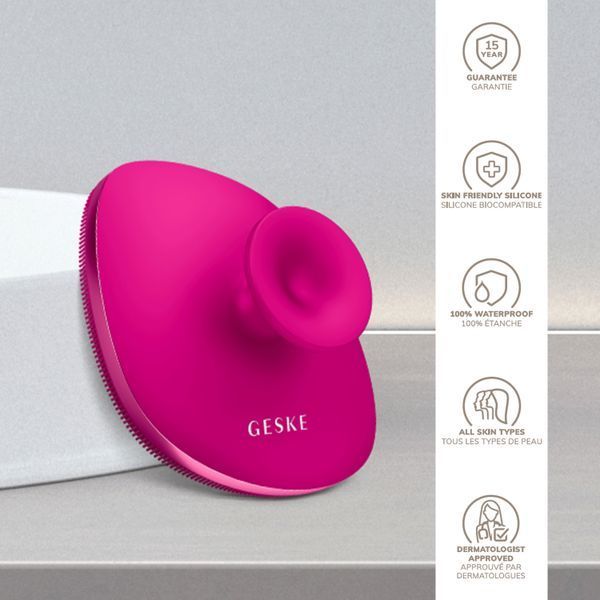 Щітка для тіла GESKE Body Brush 4в1 magenta HB0344 фото