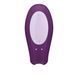 Смарт-вибратор для пар Satisfyer Double Joy Violet с широким клиторальным стимулятором SO3899 фото 5
