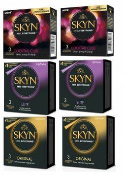 Набор Skyn 18 шт : Elite - 3x2 шт , Original - 3х2 шт , Cocktail Club - 3x2 SK112 фото