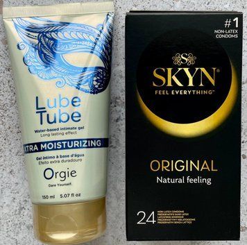 Набір SKYN ORIGINAL NON-LATEX 24 ШТ + LUBE TUBE XTRA, 150 мл ORGIE SOS1102 фото
