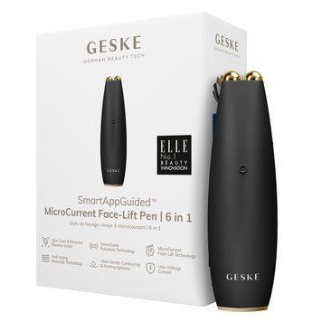 Микротоковая ручка для подтяжки лица GESKE MicroCurrent Face-Lift Pen 6в1 gray HB0119 фото