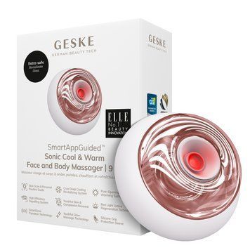 Массажер для лица и тела GESKE Sonic Cool&Warm Face and Body Massager 9в1 starlight HB0282 фото