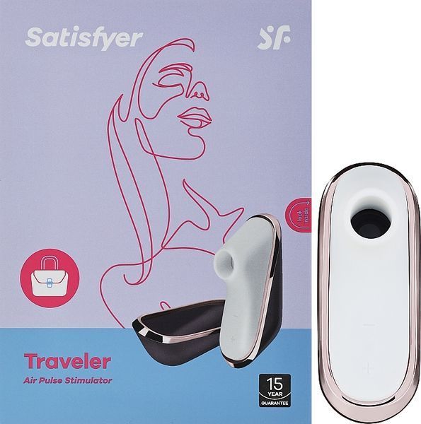 Вакуумный клиторальный стимулятор Satisfyer Traveler, корпус-чехол на магнитах SO1831 фото