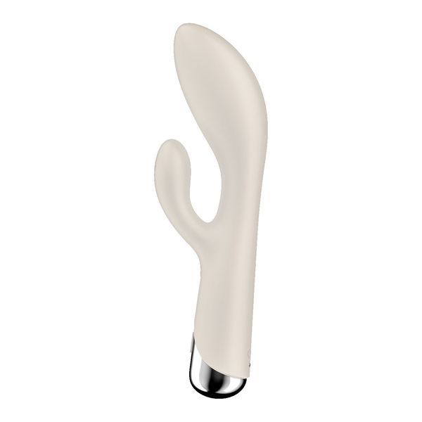 Вібратор-кролик з ротацією Satisfyer Spinning Rabbit 1 Beige, 3 мотори SX0563 фото
