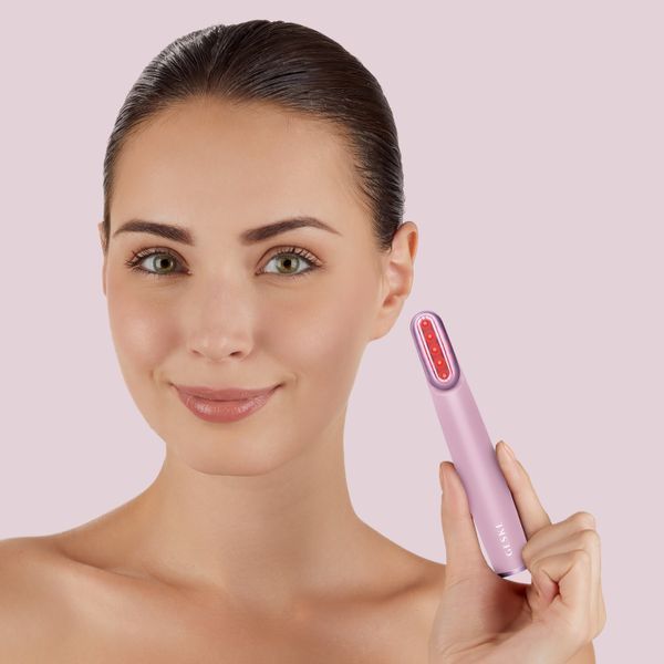 Устройство для укрепления и тонизации кожи лица с поворотной головкой GESKE Skin Firming Wand 7в1 pink HB0443 фото
