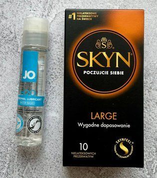 Комплект Skyn Large 10 шт - Лубрикант System JO H2O ORIGINAL (30 мл) SOS2683 фото