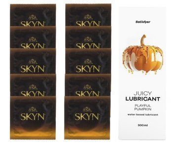 Комплект SKYN passion daiquiri 10 шт. + Лубрикант Satisfyer Juicy Lubricant Playful Pumpkin 300 мл SOS12618 фото