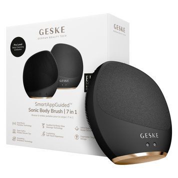 Ультразвуковая щетка для тела и интенсивный пилинг GESKE Sonic Body Brush&Intensive Exfoliator 7в1 gray HB0353 фото