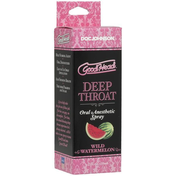 Спрей для глубокого минета Doc Johnson GoodHead DeepThroat Spray - Watermelon 59 мл SO3491 фото