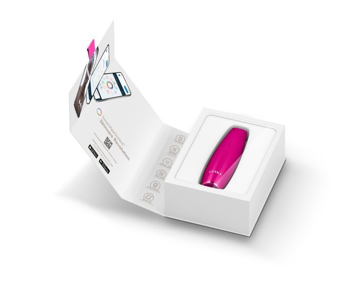Микротоковая ручка для подтяжки лица GESKE MicroCurrent Face-Lift Pen 6в1 magenta HB0120 фото