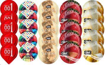 Набір з 25 шт OLO Red 0.01 + ONE Ribs + ONE Vanish + ONE Chocolate Strawberry + ONE Banana SOS8742 фото