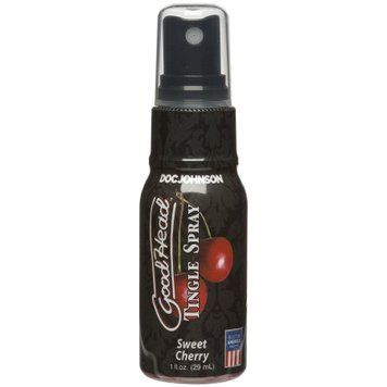 Спрей для минета Doc Johnson GoodHead Tingle Spray - Sweet Cherry (29 мл) со стимулирующим эффектом SO3494 фото