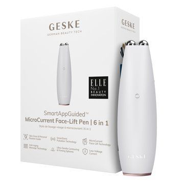 Микротоковая ручка для подтяжки лица GESKE MicroCurrent Face-Lift Pen 6в1 starlight HB0121 фото