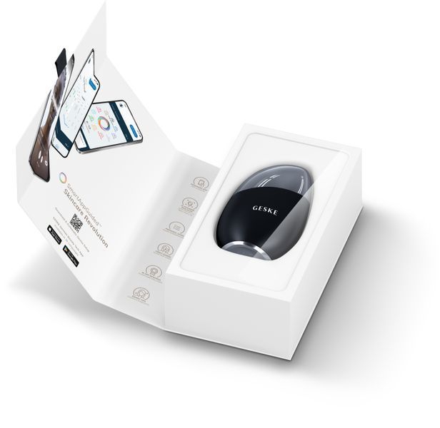Масажер для обличчя GESKE Cool&Warm Eye and Face Massager 7в1 black HB0286 фото