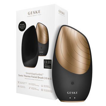 Электронная звуковая термо щетка для лица GESKE Sonic Thermo Facial Brush 6в1 HB0075 фото