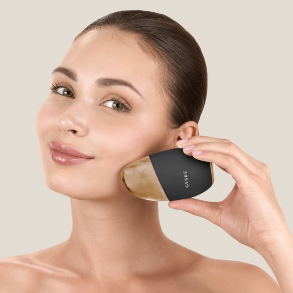 Масажер для обличчя GESKE Cool&Warm Eye and Face Massager 7в1 gray HB0287 фото