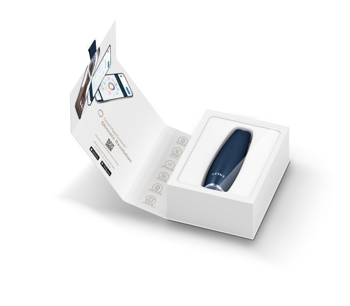 Мікрострумова ручка для підтяжки обличчя GESKE MicroCurrent Face-Lift Pen 6в1 midnight HB0122 фото